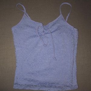 bundle of lace up hollister tank tops